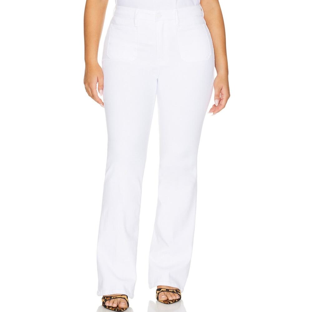 GOOD AMERICAN Good Classic Boot Jeans White 29